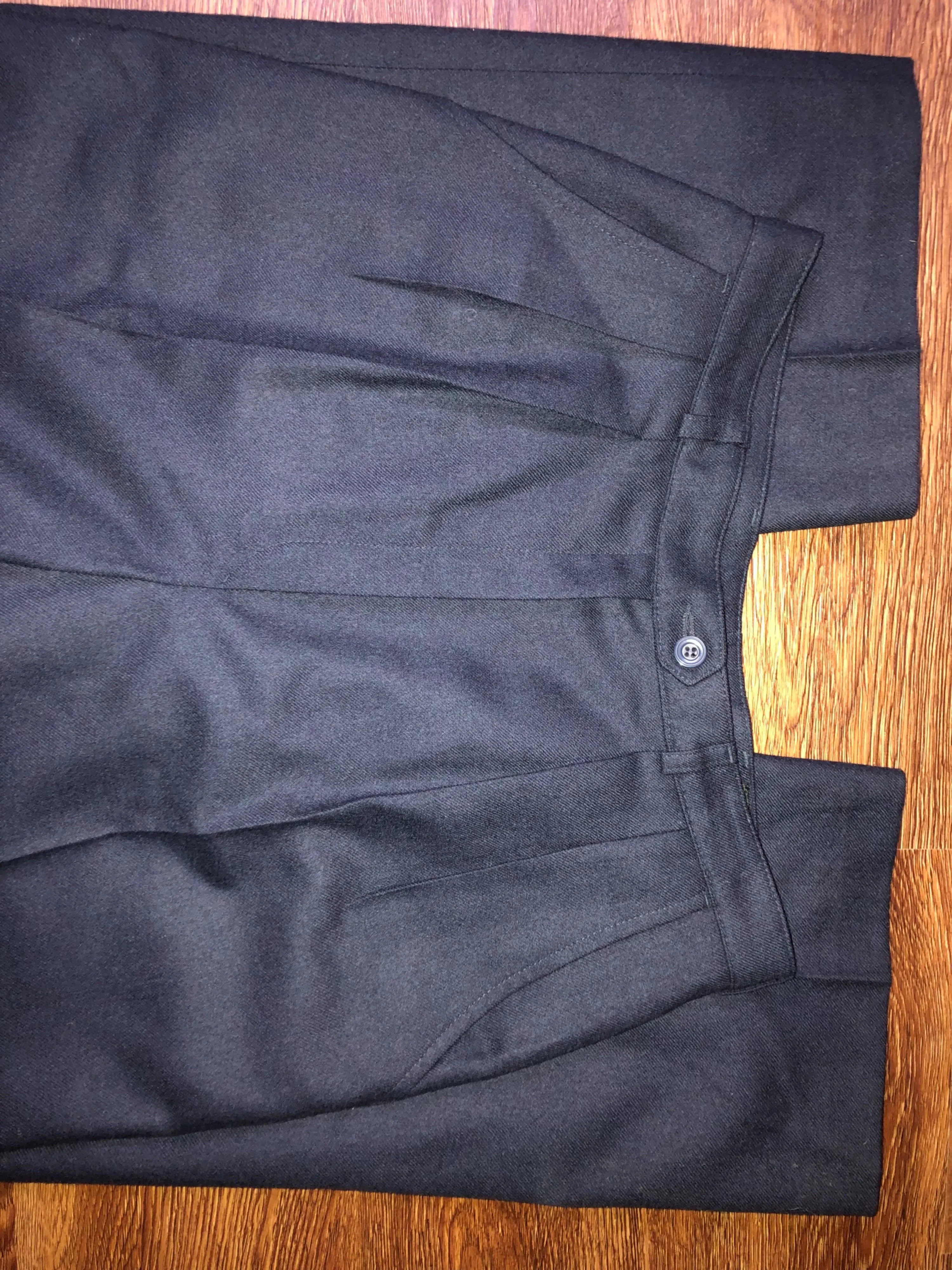'80’s Navy Blue Wool Trousers Dark Academia by Giorgio Sant'angelo