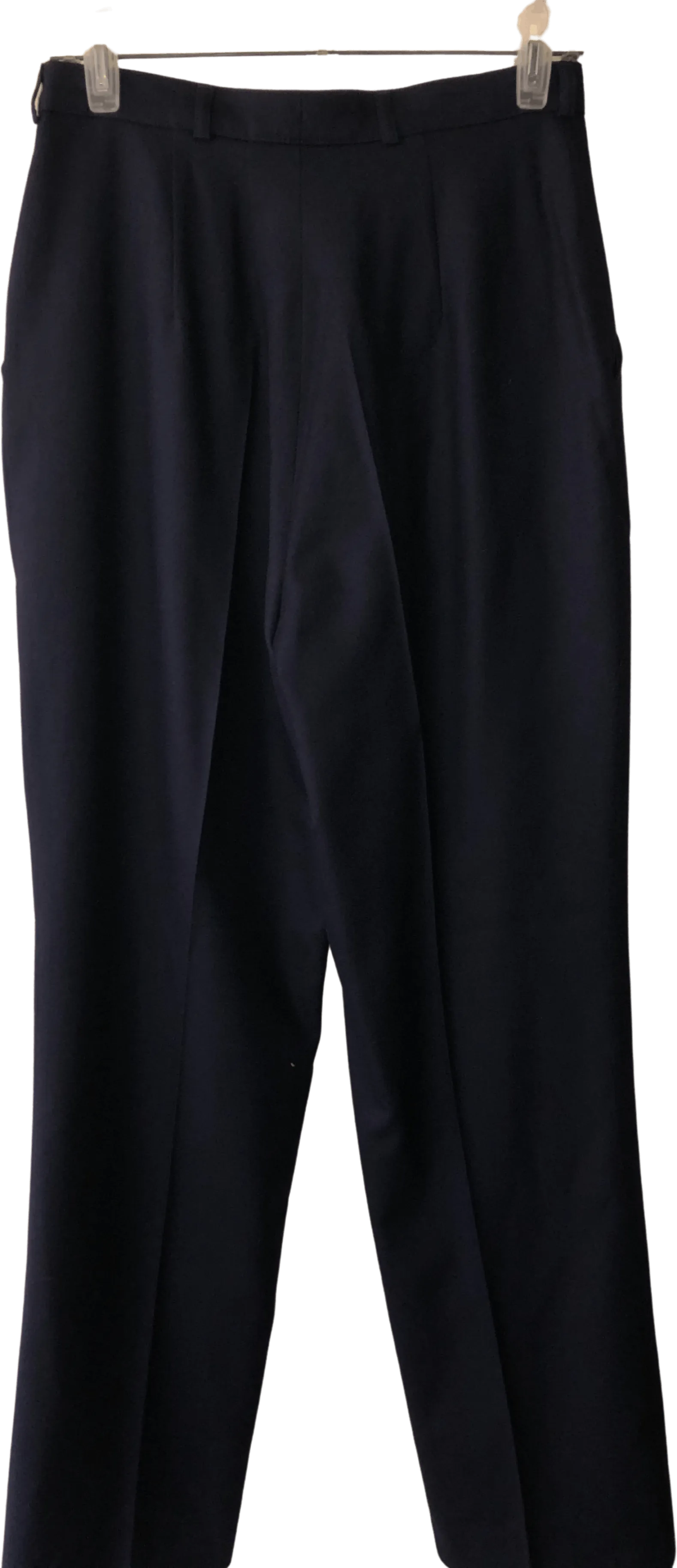 '80’s Navy Blue Wool Trousers Dark Academia by Giorgio Sant'angelo