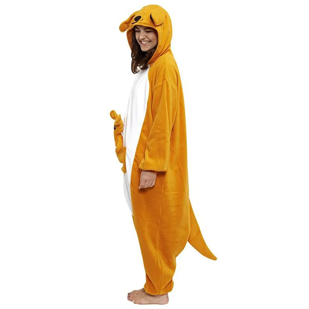 Adult Women Pajamas Polar Fleece Sleepwear Pajama Animal Kangaroo Children's Pijama Onesie Homewear Winter Party Cute Pyjamas