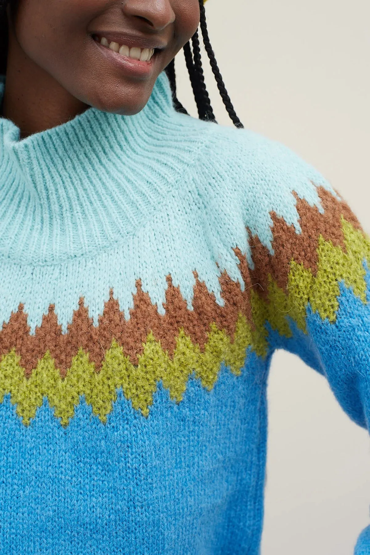 Bamboleo Sweater in Blue