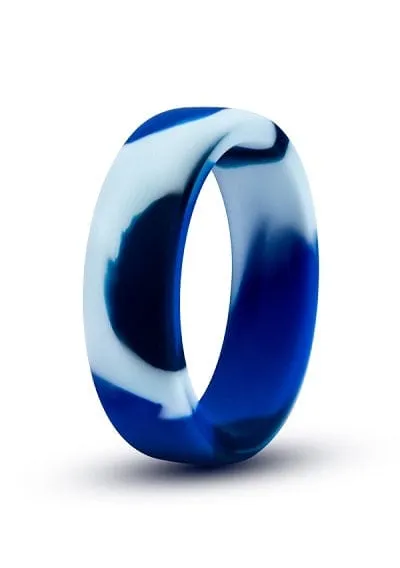 Blush Performance Blue Camouflage Silicone Camo Cock Ring