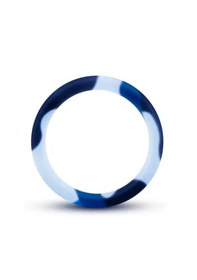 Blush Performance Blue Camouflage Silicone Camo Cock Ring