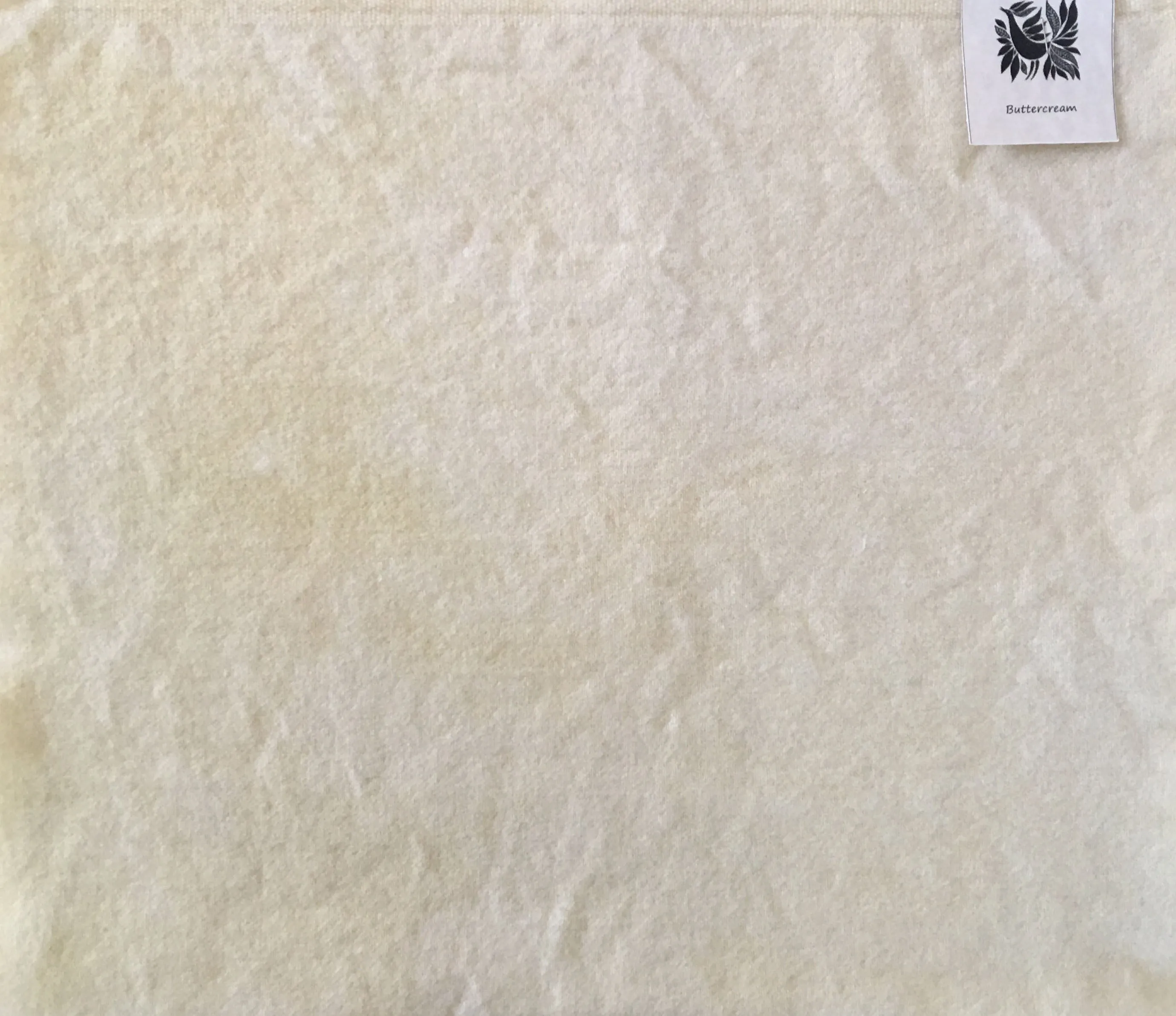 BUTTERCREAM Hand Dyed Fat EIGHTH Wool Fabric for Wool Applique and Rug Hooking