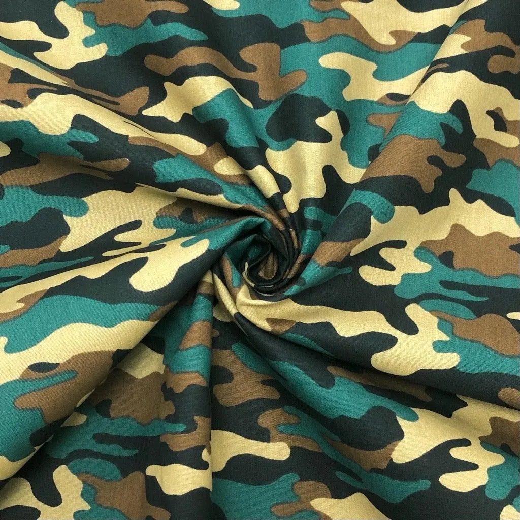 Camouflage Cotton Fabric #2