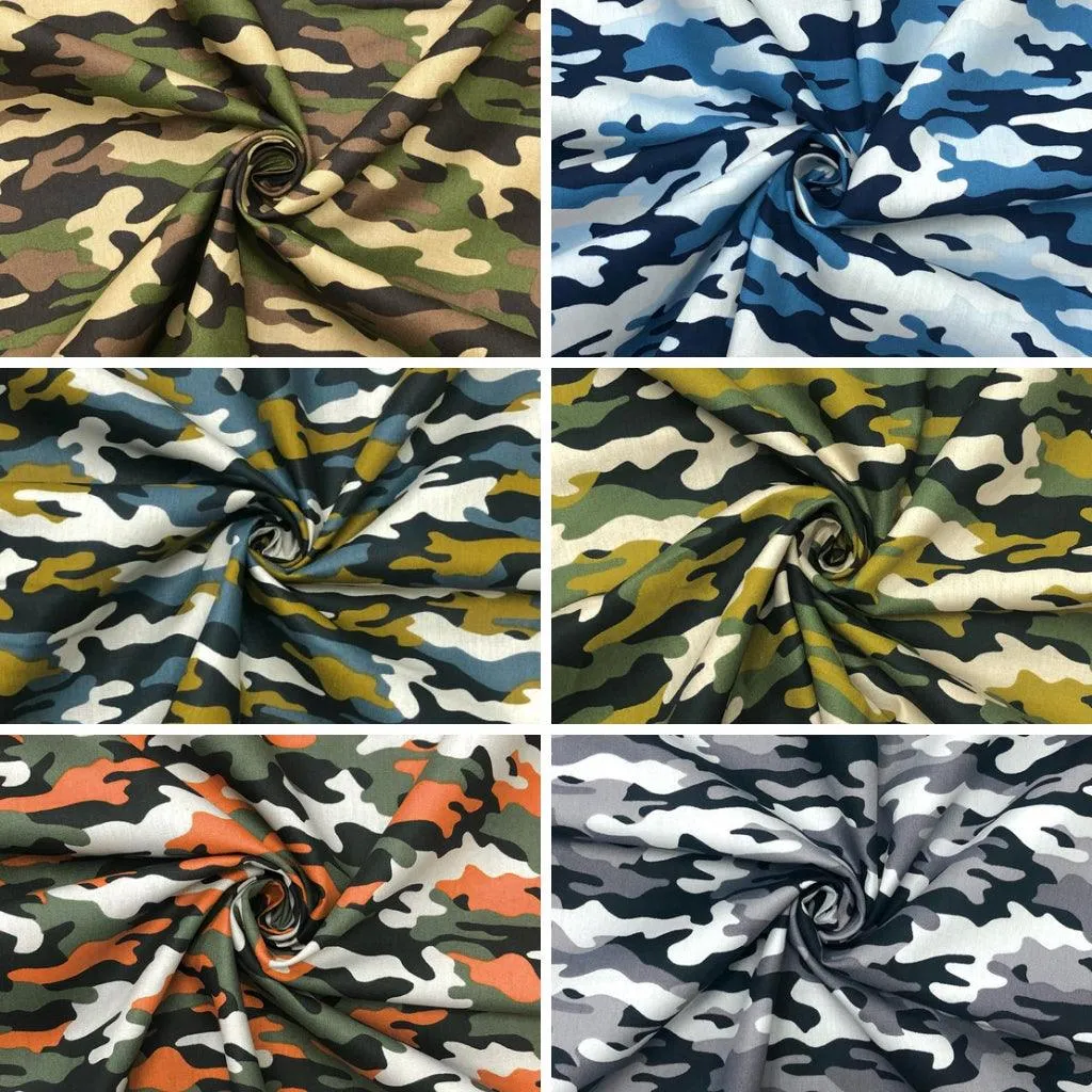 Camouflage Cotton Fabric #2