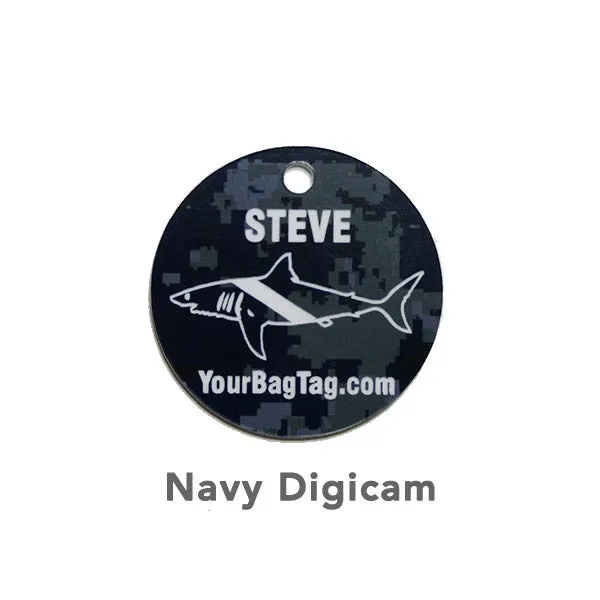 Camouflage SCUBA Equipment Tag - 1.5 Inch