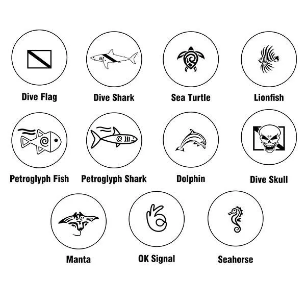 Camouflage SCUBA Equipment Tag - 1.5 Inch