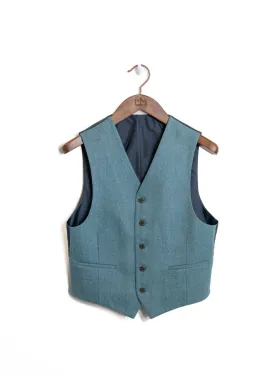 Ex-Display Lovat Blue Clunie Waistcoat