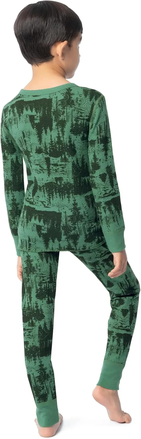 Fruit of the Loom Boys' Premium Thermal Waffle Underwear Set