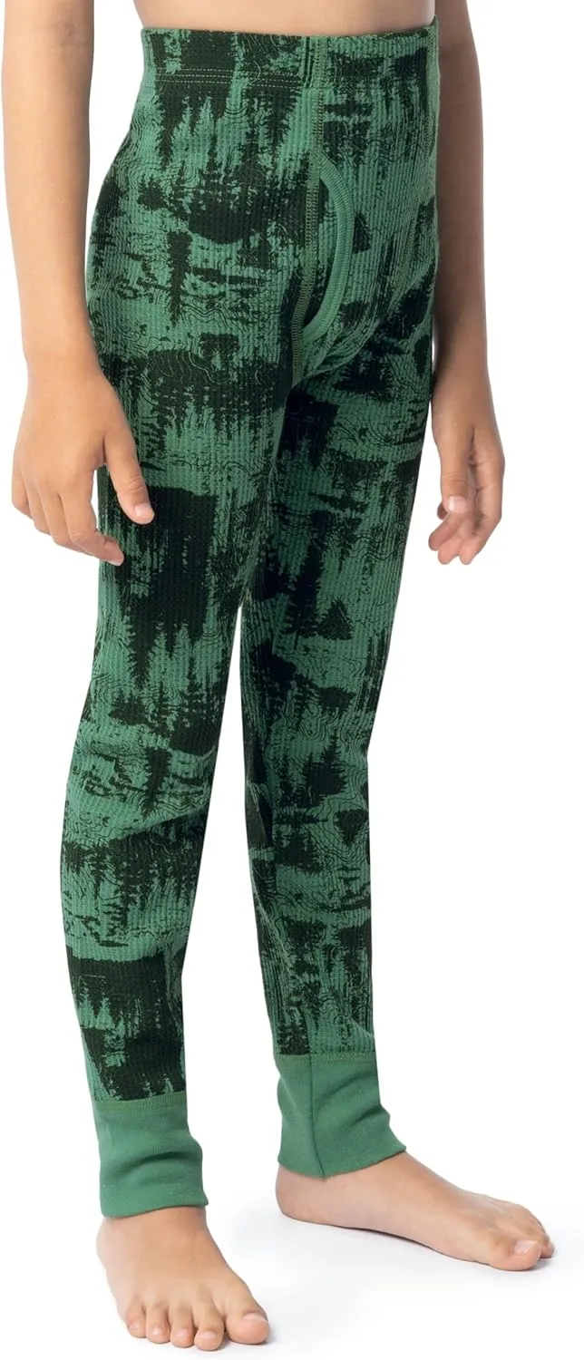 Fruit of the Loom Boys' Premium Thermal Waffle Underwear Set