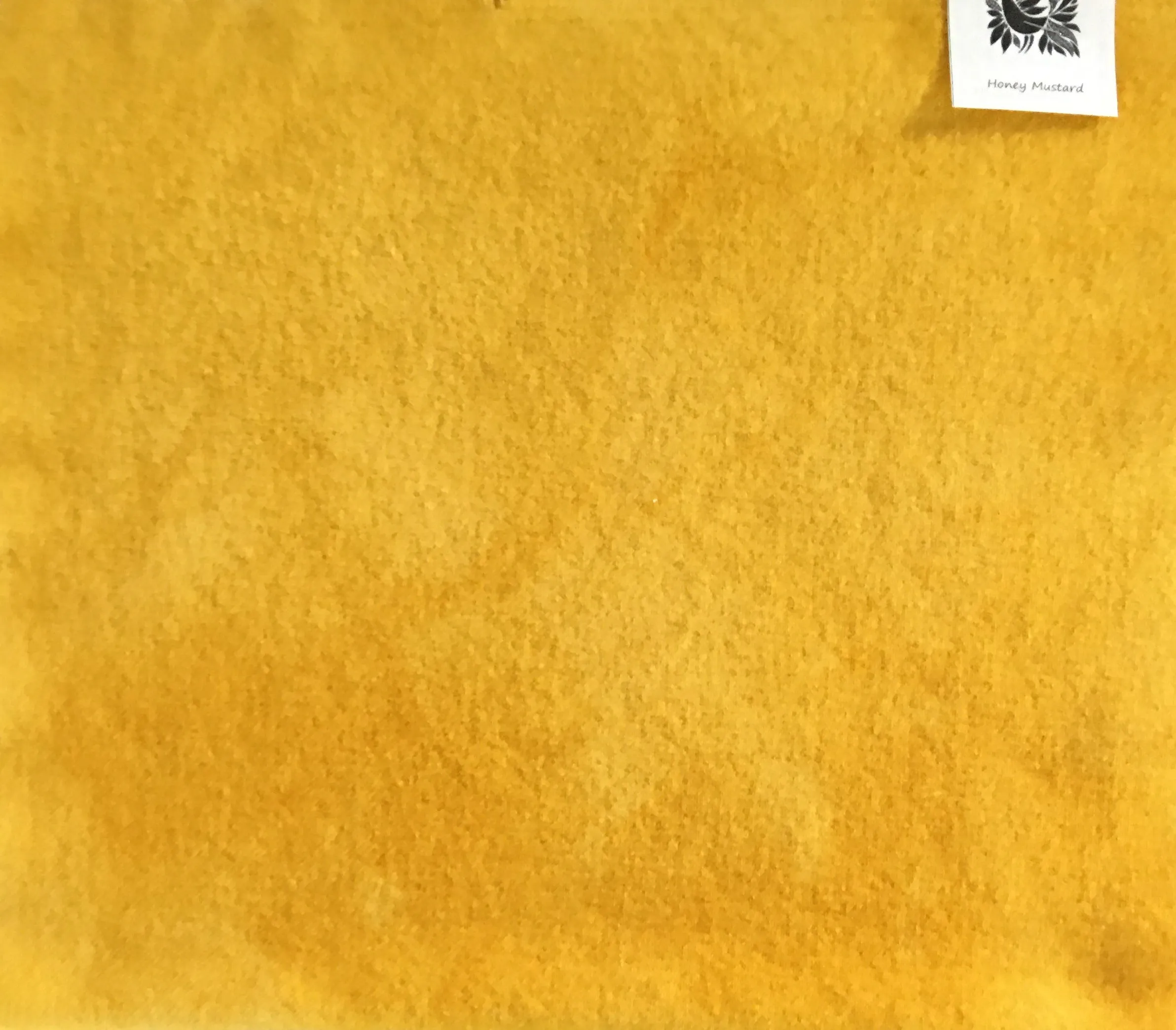 HONEY MUSTARD Hand Dyed Fat EIGHTH Wool Fabric for Wool Applique and Rug Hooking