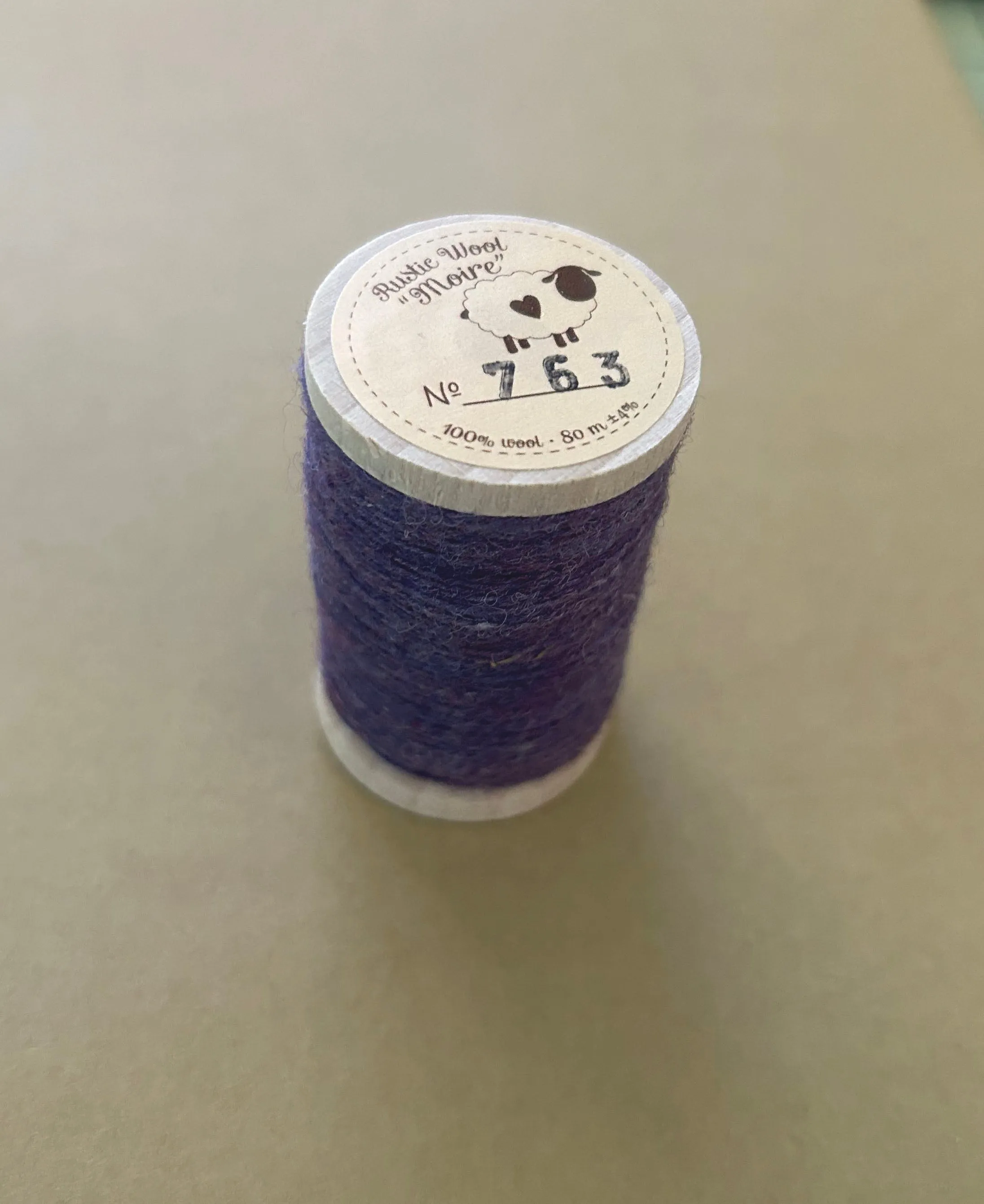 LILAC Hand Dyed YARD Wool Fabric for Wool Applique and Rug Hooking