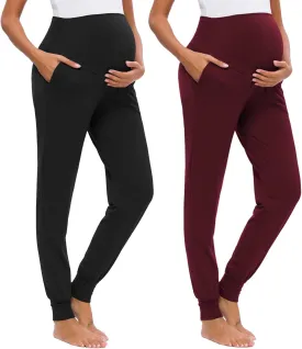 Liu & Qu Maternity Women's Casual Pants Stretchy Comfortable Lounge Pants