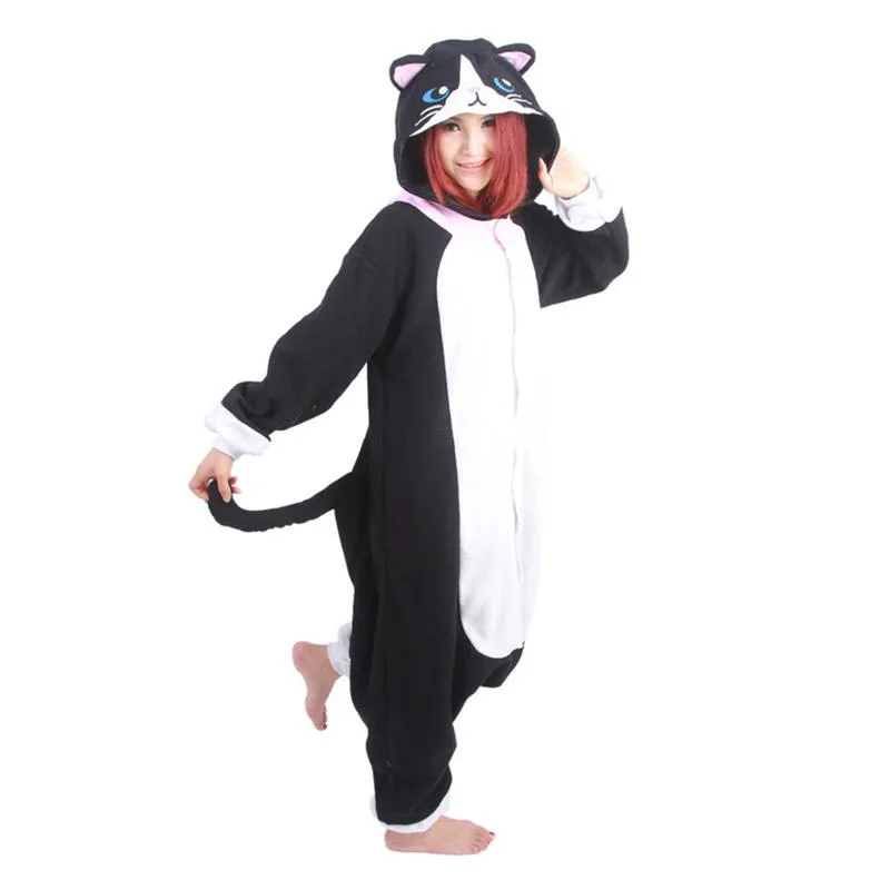 Men Women Kigurumi Onesie Pajamas Unisex Animal Cosplay Costume For Halloween Party