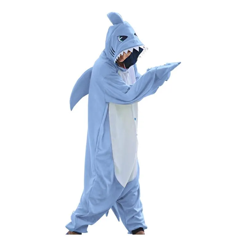 Men Women Kigurumi Onesie Pajamas Unisex Animal Cosplay Costume For Halloween Party