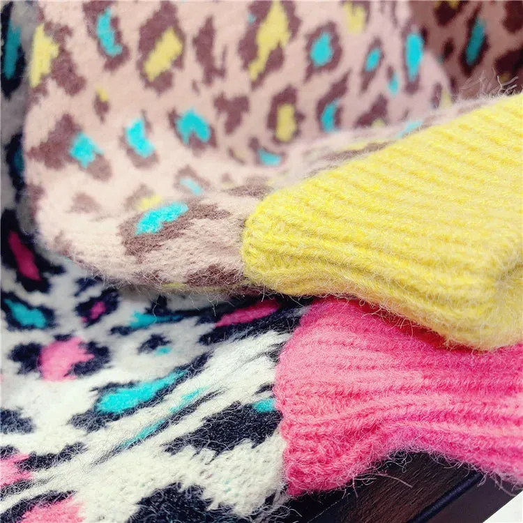 Pre Order:  Leopard Print Wool Sweater