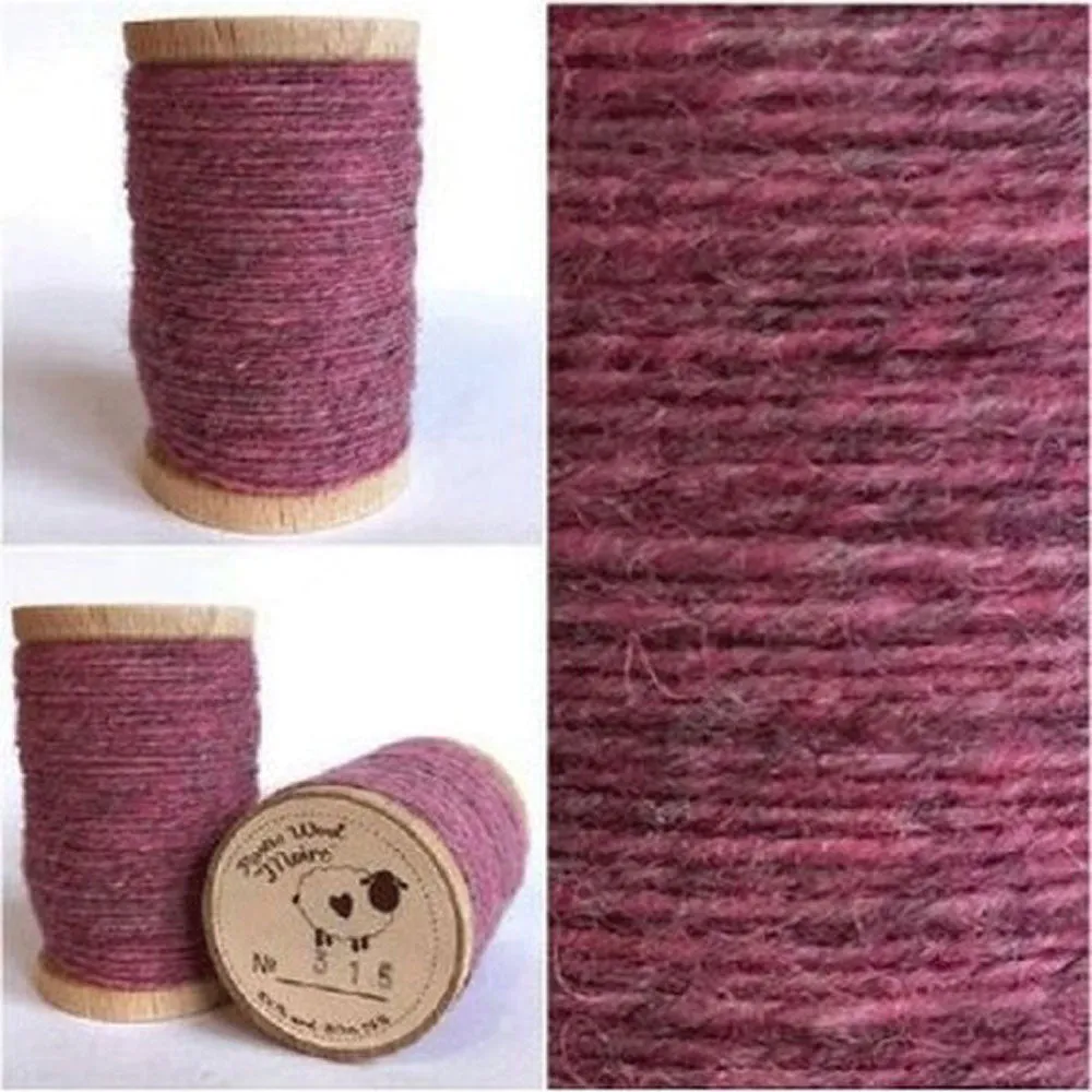 ROSE Hand Dyed Fat EIGHTH Wool Fabric for Wool Applique and Rug Hooking