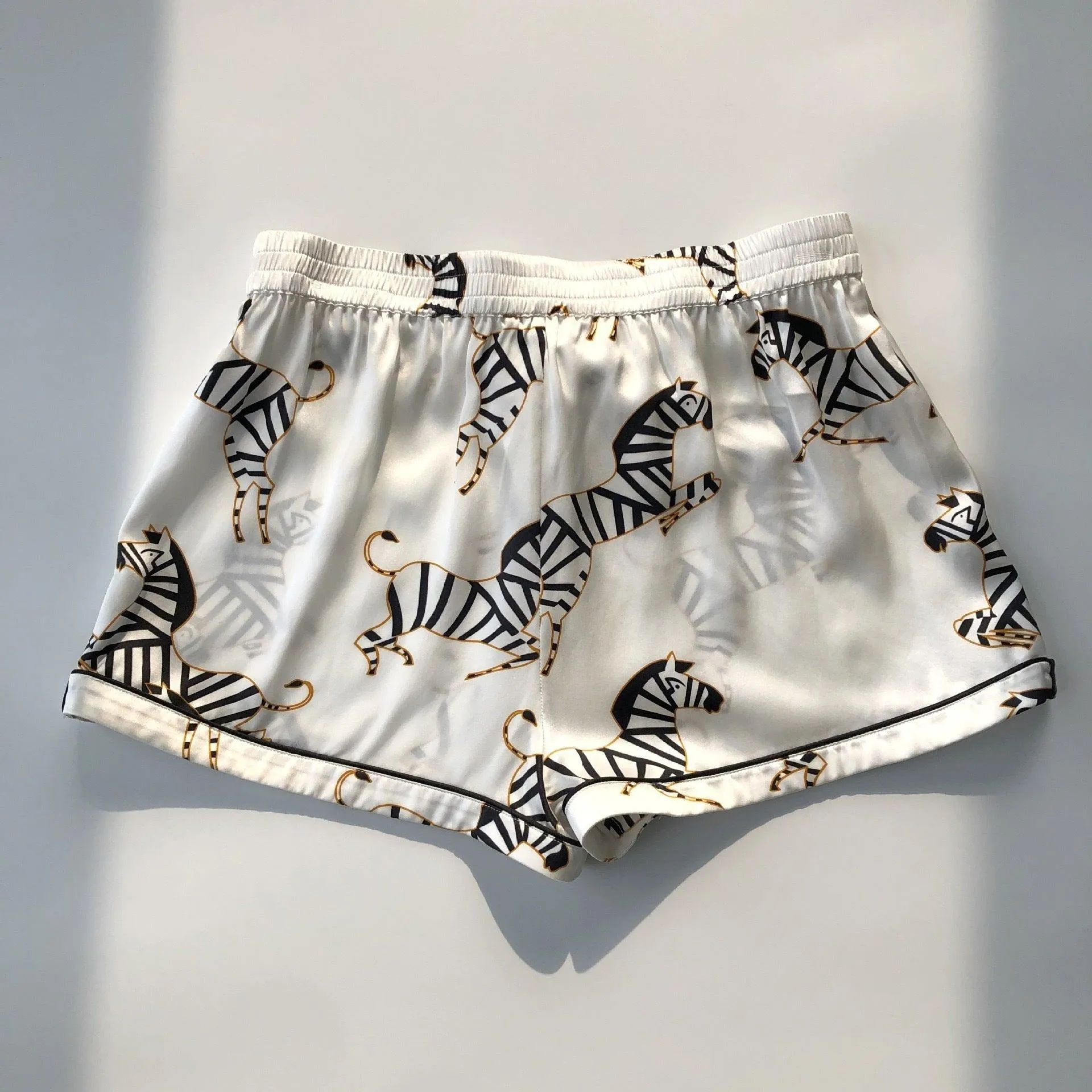 Silk top shorts trousers Pajama
