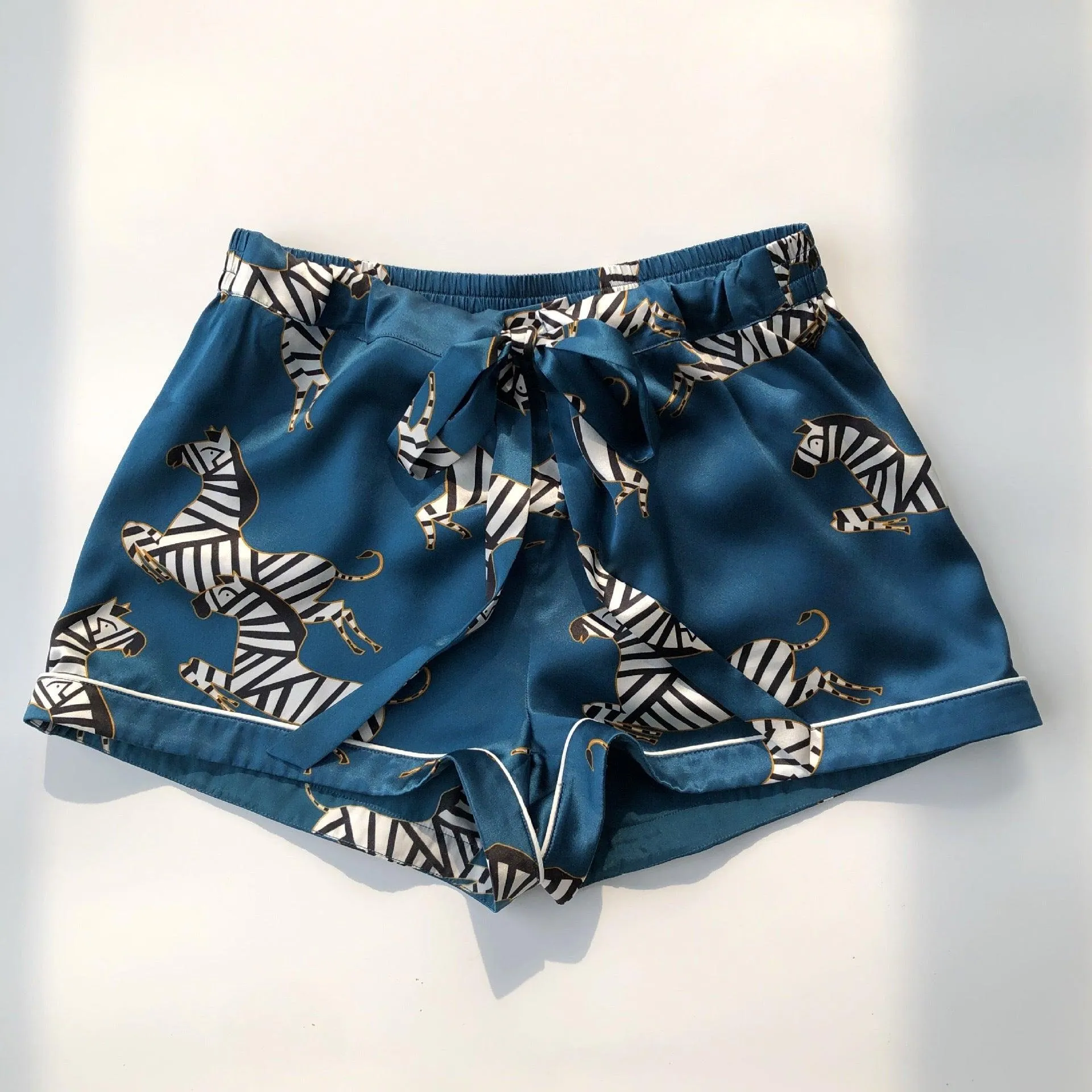Silk top shorts trousers Pajama