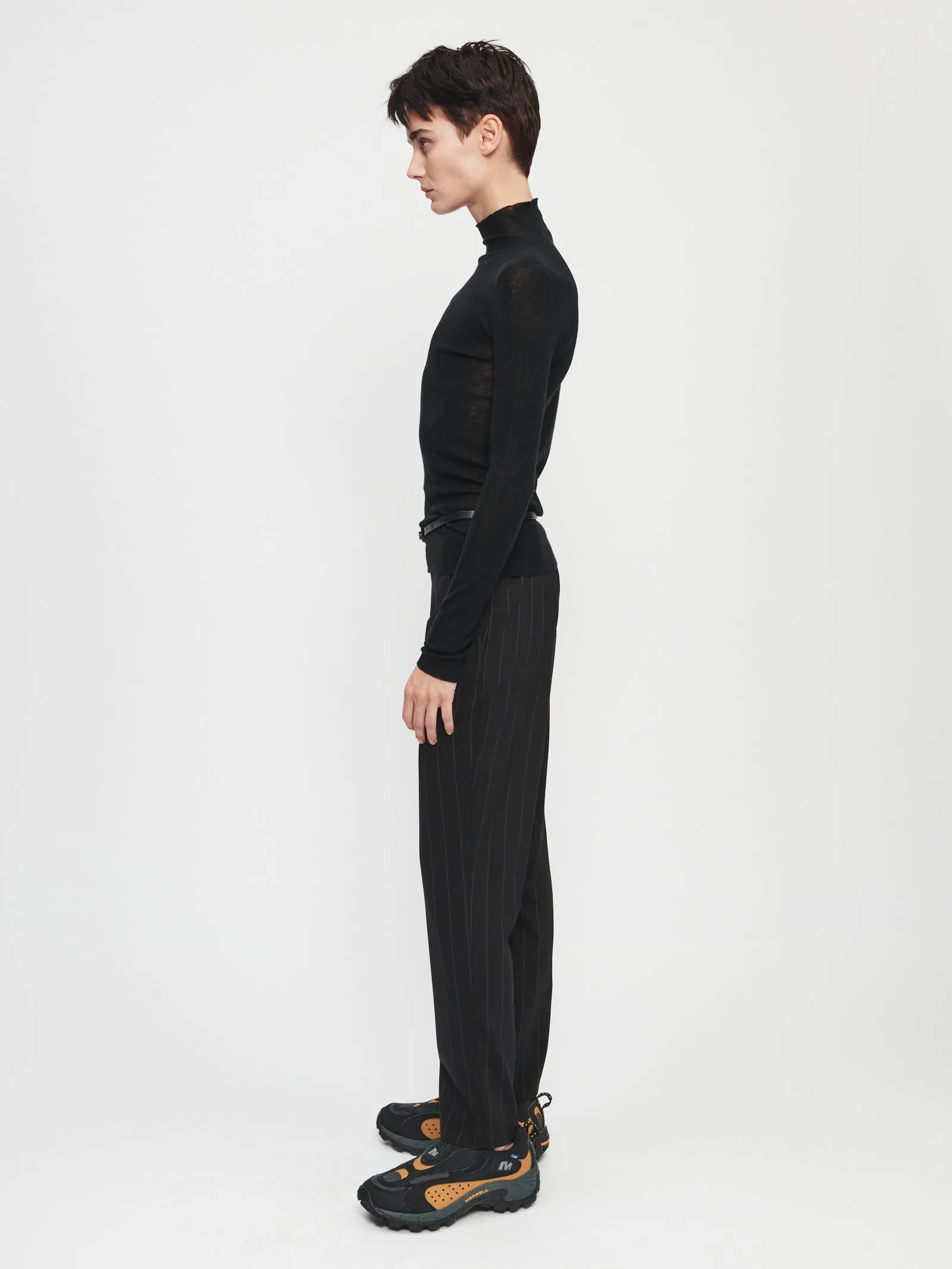 Slim Pull-on Pant in Pinstripe