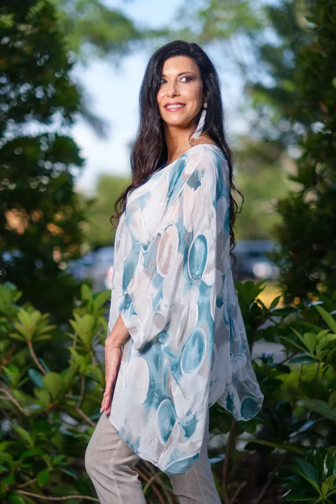 Sofia Soft Circle Silk Kaftan (BQ201CR)