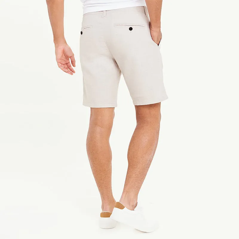 Solid Color Drawstring Casual Shorts