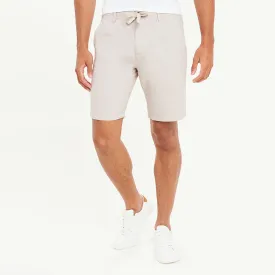 Solid Color Drawstring Casual Shorts