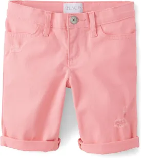 The Children's Place Girls' Solid Skimmer Shorts
