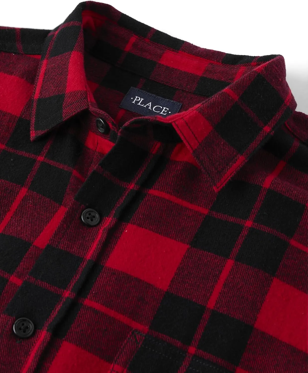 The Children's Place Men's Dad & Son Matching Long Sleeve Flannel Button Up Shirt