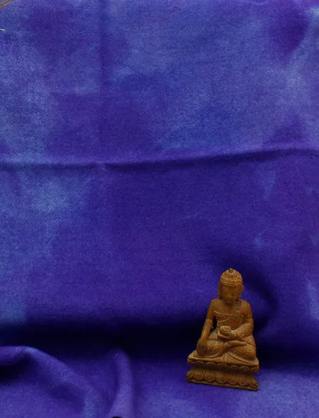 VIOLET Hand Dyed YARD Wool Fabric for Wool Applique and Rug Hooking