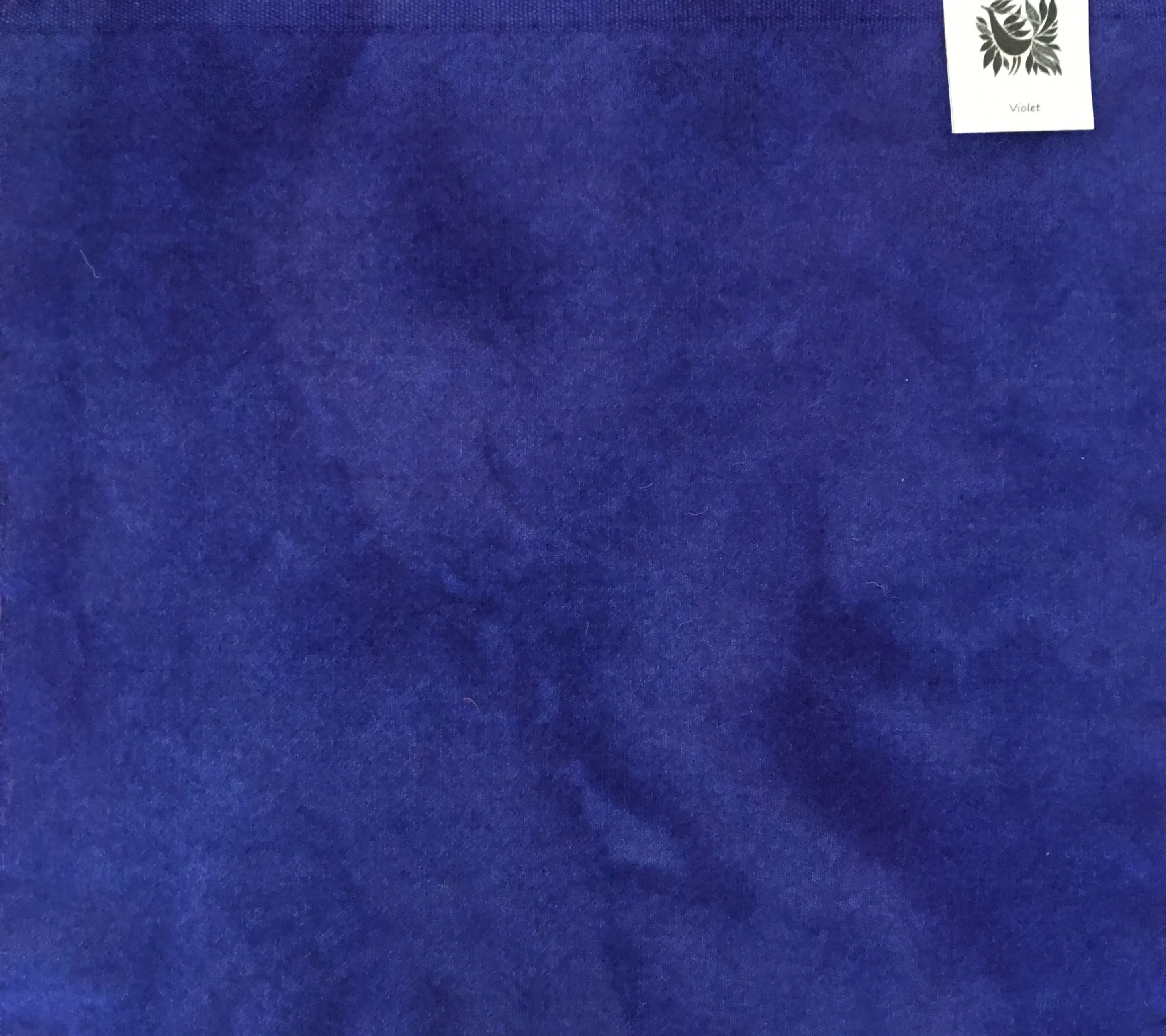 VIOLET Hand Dyed YARD Wool Fabric for Wool Applique and Rug Hooking